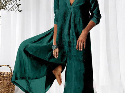 Woman Weites Overallkleid