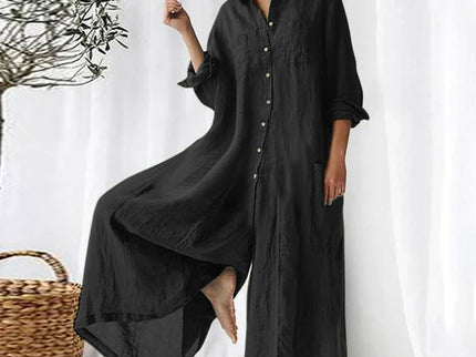 Woman Weites Overallkleid