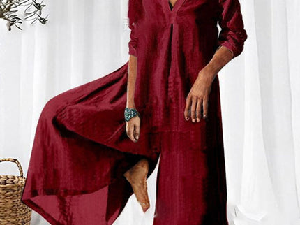 Woman Weites Overallkleid