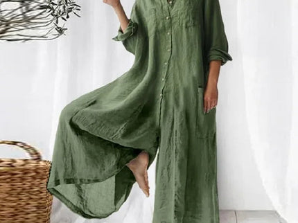 Woman Weites Overallkleid